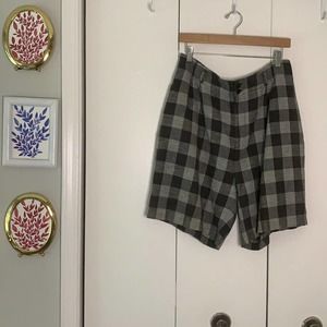 Vintage Plaid Shorts Size 14